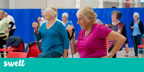 SWELL fitness and lunch event