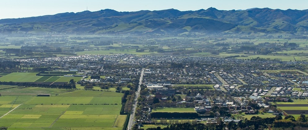 Aerial shot of Selwyn