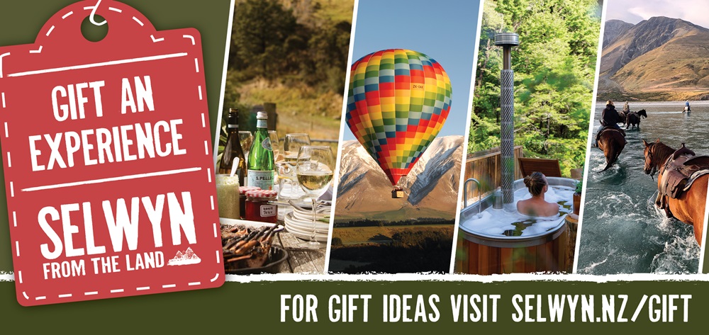 A collection of local Selwyn images featuring a gift tag