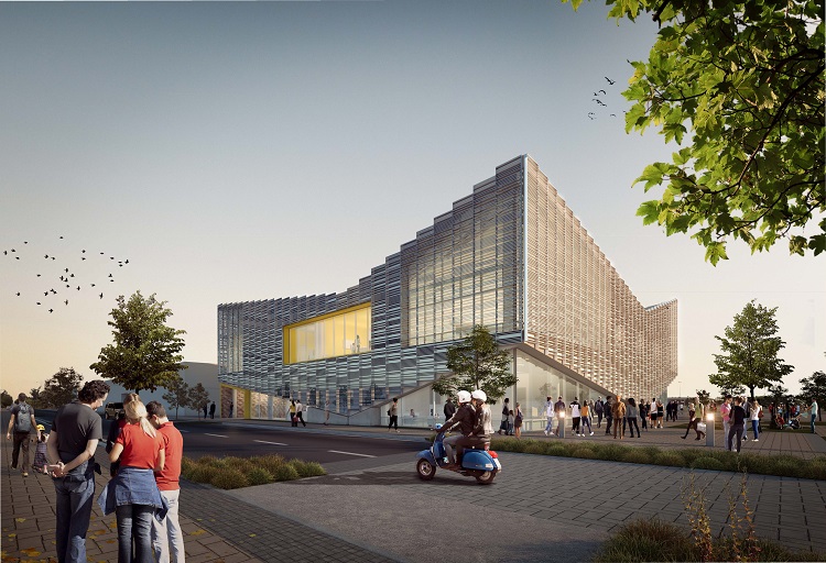 Artists impression of new Rolleston town centre