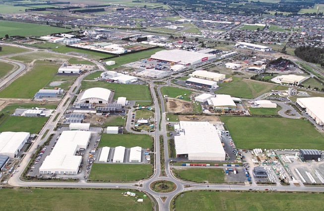 an aerial view of izone