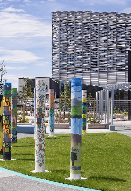 picture of the outside of Te Ara Ātea as seen through the sensory space