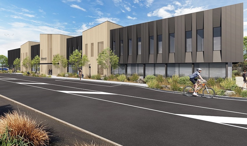 An artists impression of how the new health hub will look