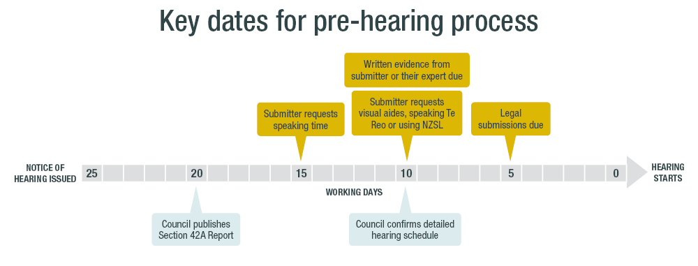 timeline proposed district plan hearings