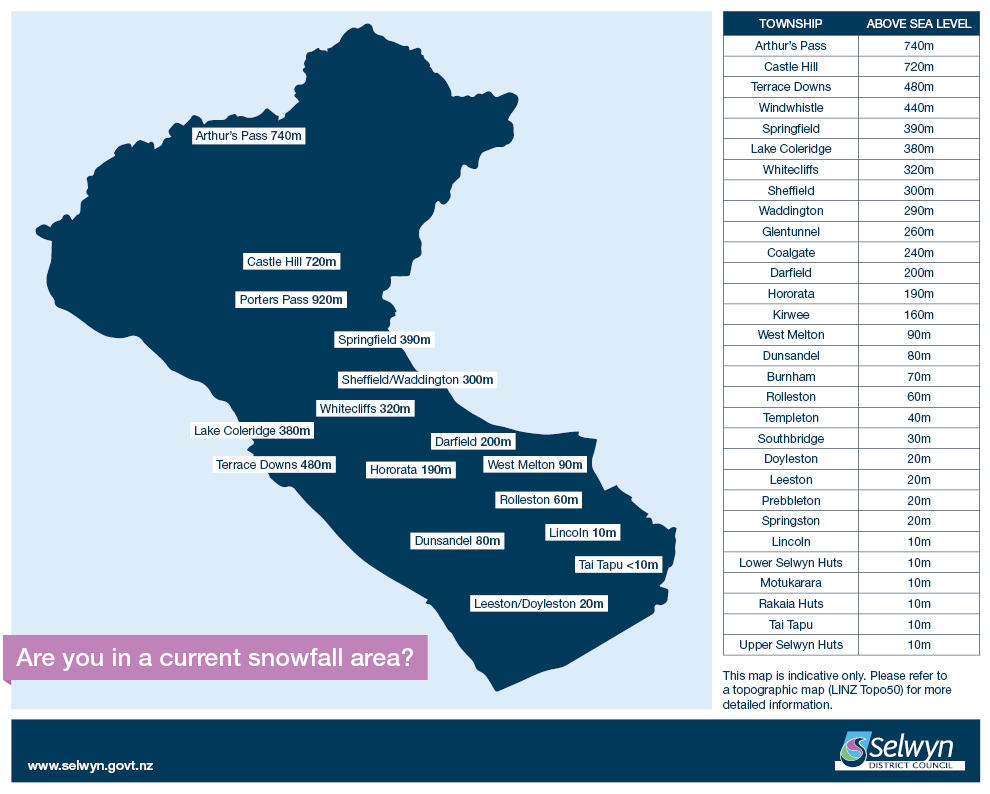 Current snowfall map