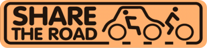 Share the road logo