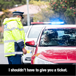 I shouldn't have to give you a ticket