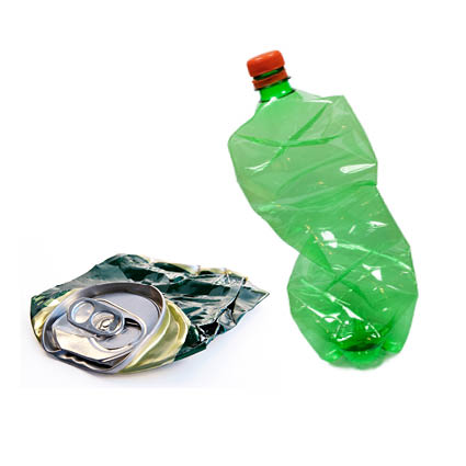 Image of squashed containers