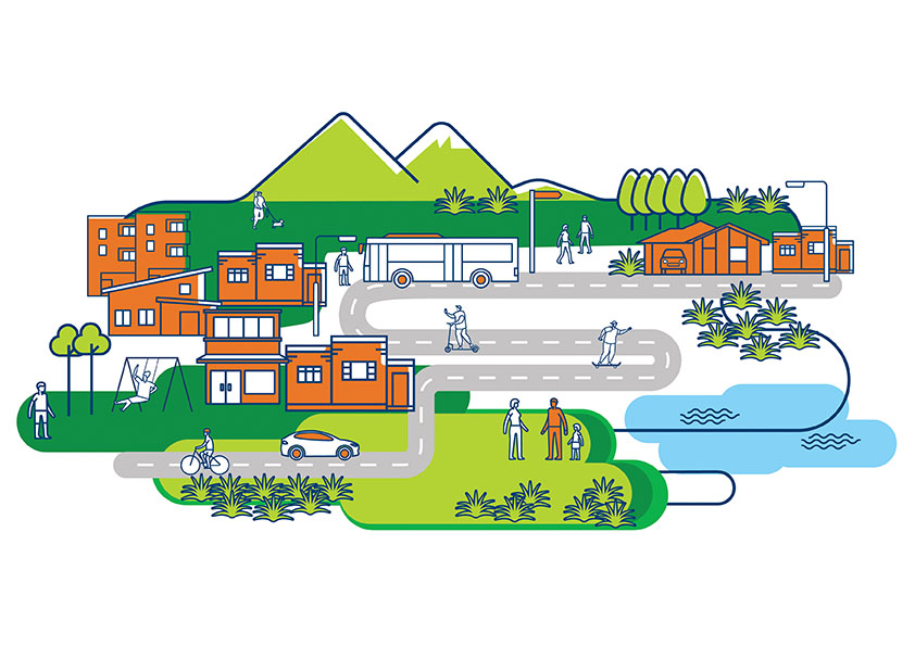 A Sustainable and Connected Urban Form